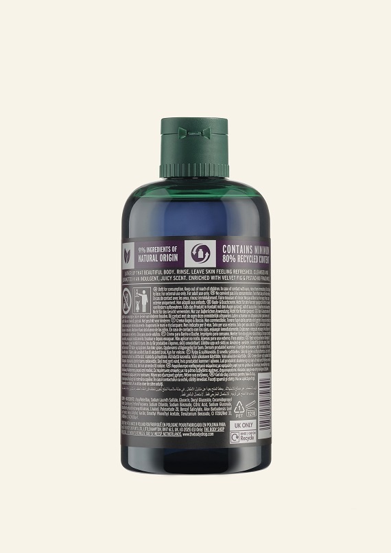 1047560 BATH SHWER GEL FIG PISTACHIO 250 ML A0 X NW BACK INAKDPS021