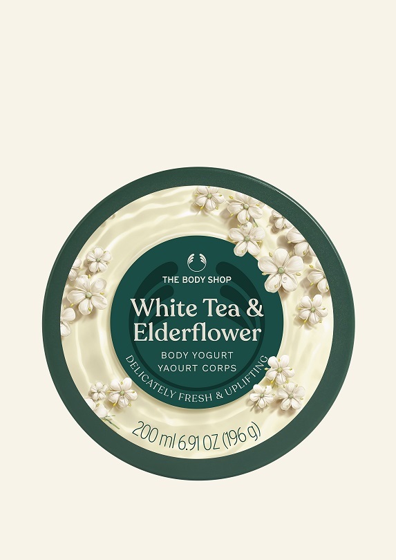 1047568 WHITE TEA AND ELDERFLOWER BODY YOGURT 200 ML FOP 93 NW INAKFPS021