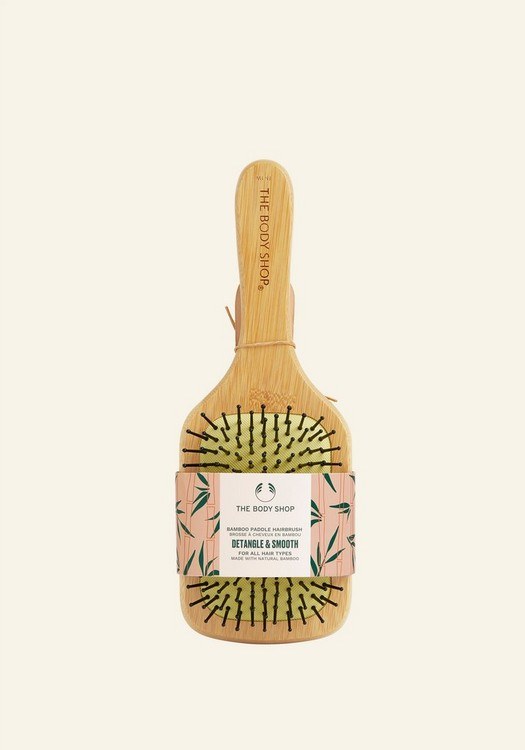1096065 HAIR BRUSH PADDLE BAMBOO A0 Bronze NW INABUPS238 product zoom