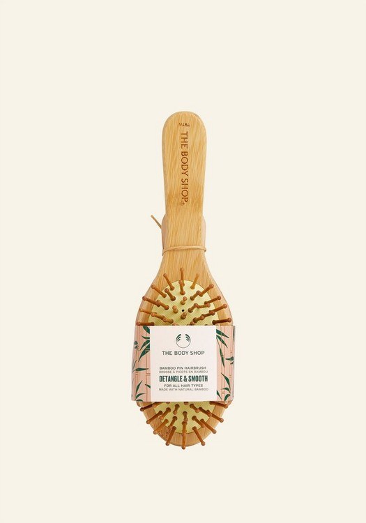 1096940 HAIR BRUSH OVAL BAMBOO A0 Bronze NW INABUPS240 product zoom