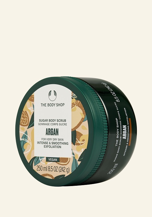 1096992 BODY SCRUB Argan 250ml BRNZ ANGLE NW INABCPS062