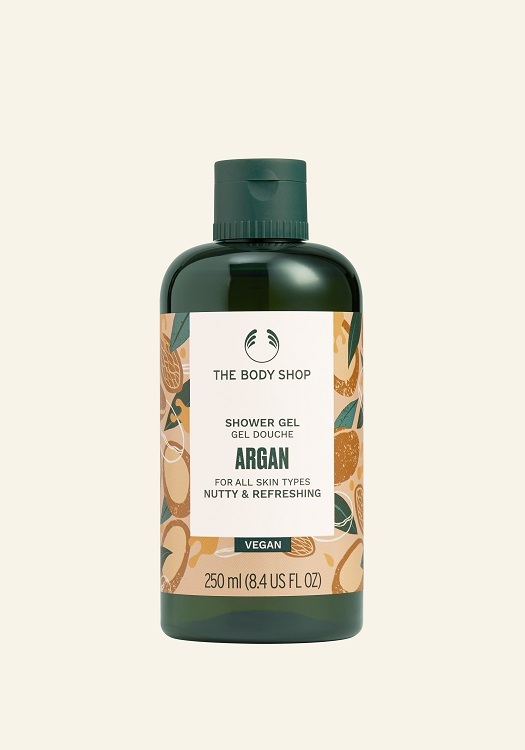 1097563 SHOWER GEL Argan 250ml BRNZ NW INABCPS074