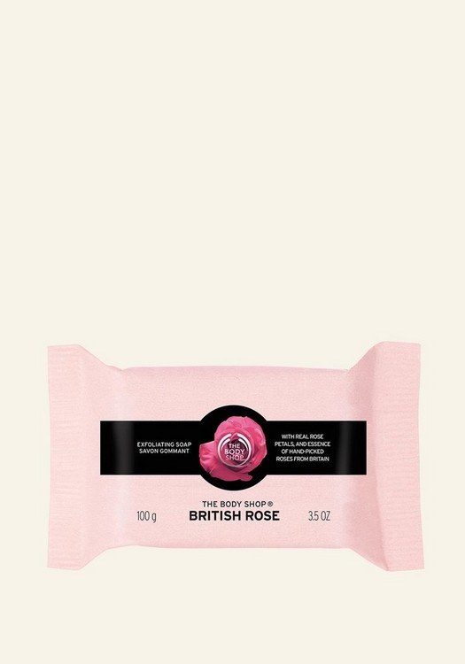 BRITISH ROSE EXFOLIATING SOAP 100 G 1 INRSAPS157 product zoom