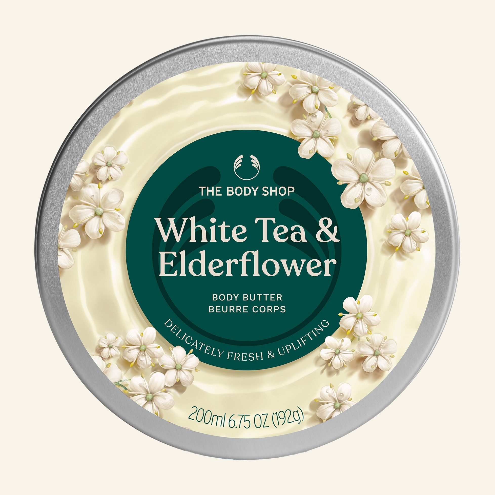 Public 1047567 WHITE TEA AND ELDERFLOWER BODY BUTTER 200 ML FOP 42 INAKFPS020