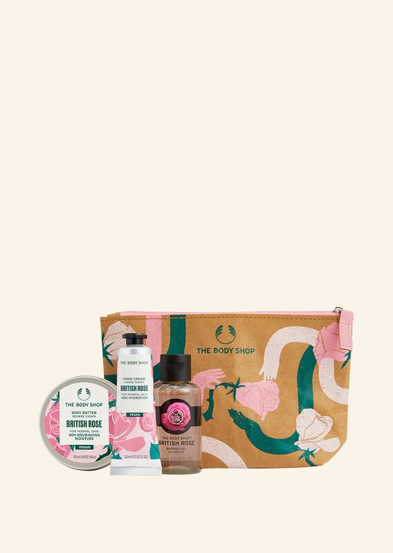British Rose Beauty Bag