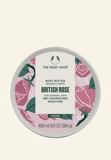 1012940 BODY BUTTER BRITISH ROSE 400 ML BRNZ NW INABCPS088