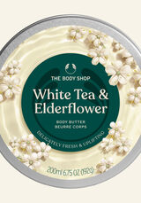 Public 1047567 WHITE TEA AND ELDERFLOWER BODY BUTTER 200 ML FOP 42 INAKFPS020