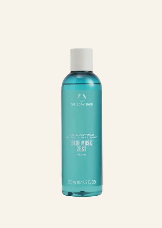 Blue Musk Zest Hair & Body Wash 250ml