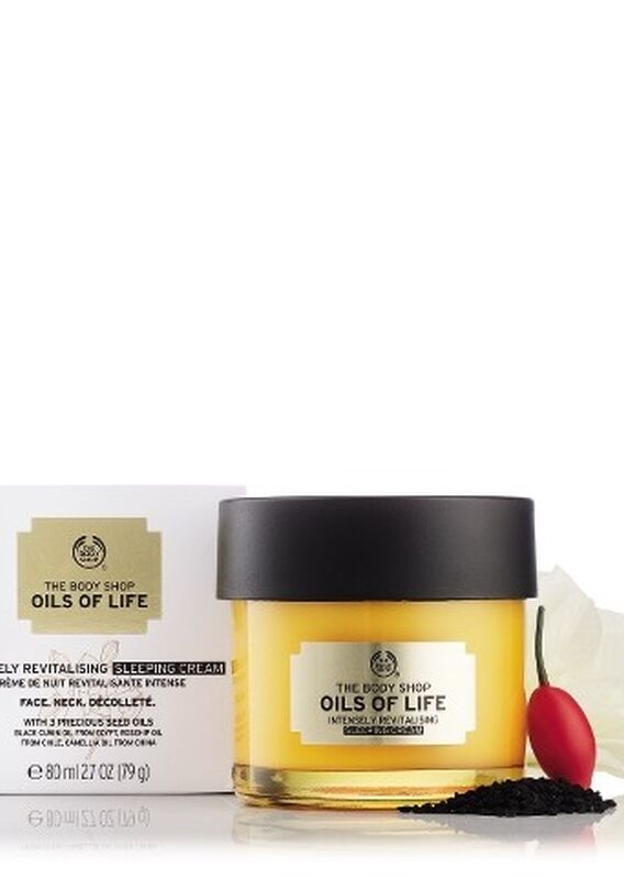 Oils Of Life Intensely Revitalising Sleeping Cream 80ml