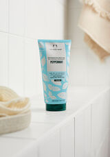 Peppermint Body Gel Bathroom Counter